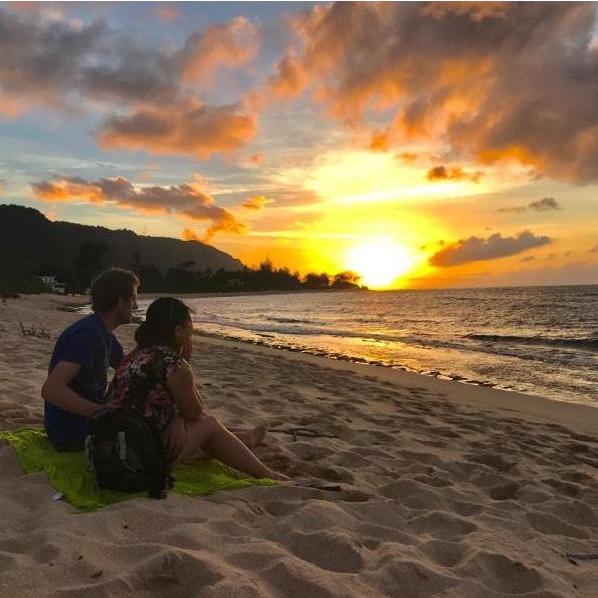 Sunset in Hawaii