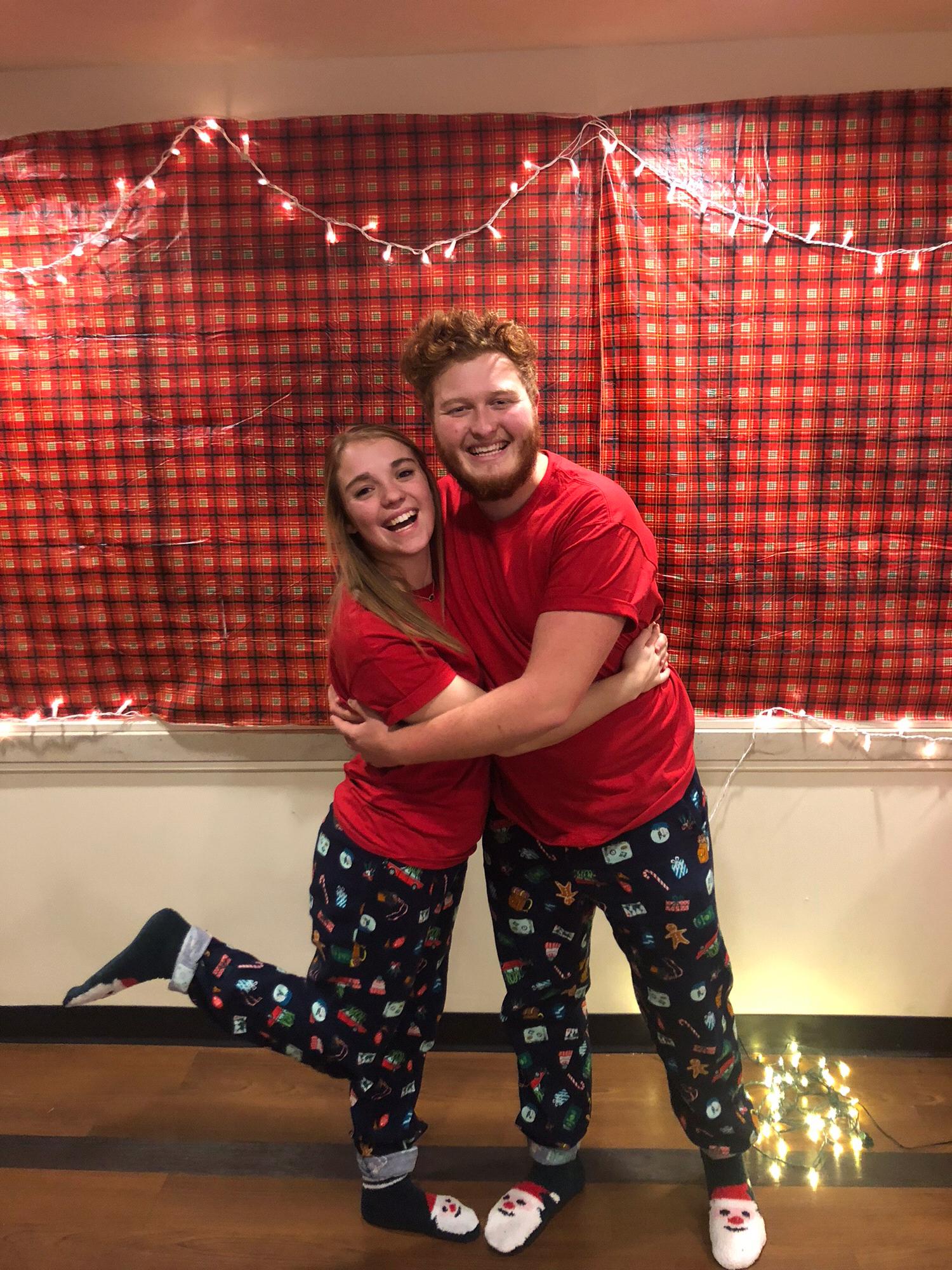 December 5, 2018 -
Matching PJs for the hall Christmas party!