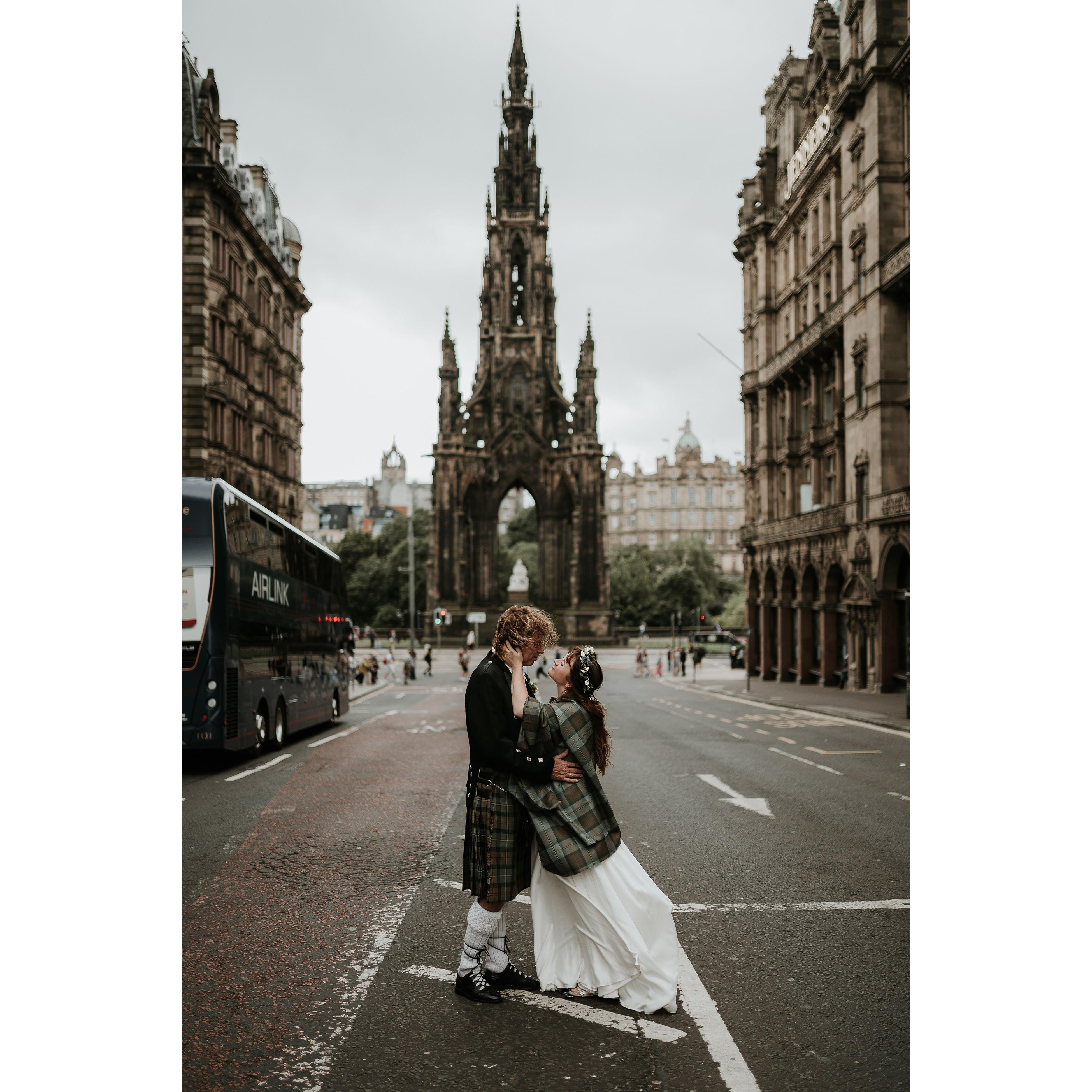 second photo shoot in Edinburgh