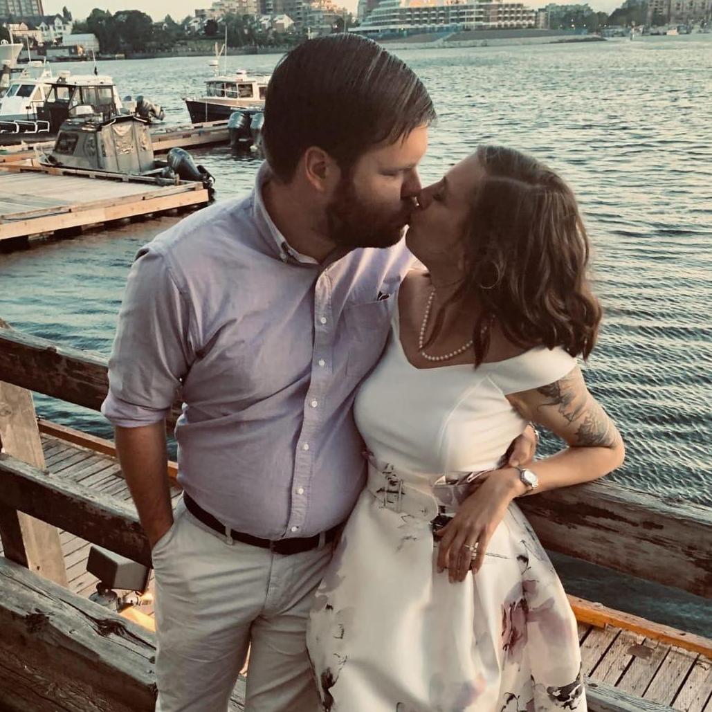 Celebrating our engagement in Victoria. Looking forward to seeing all your lovely faces again soon!