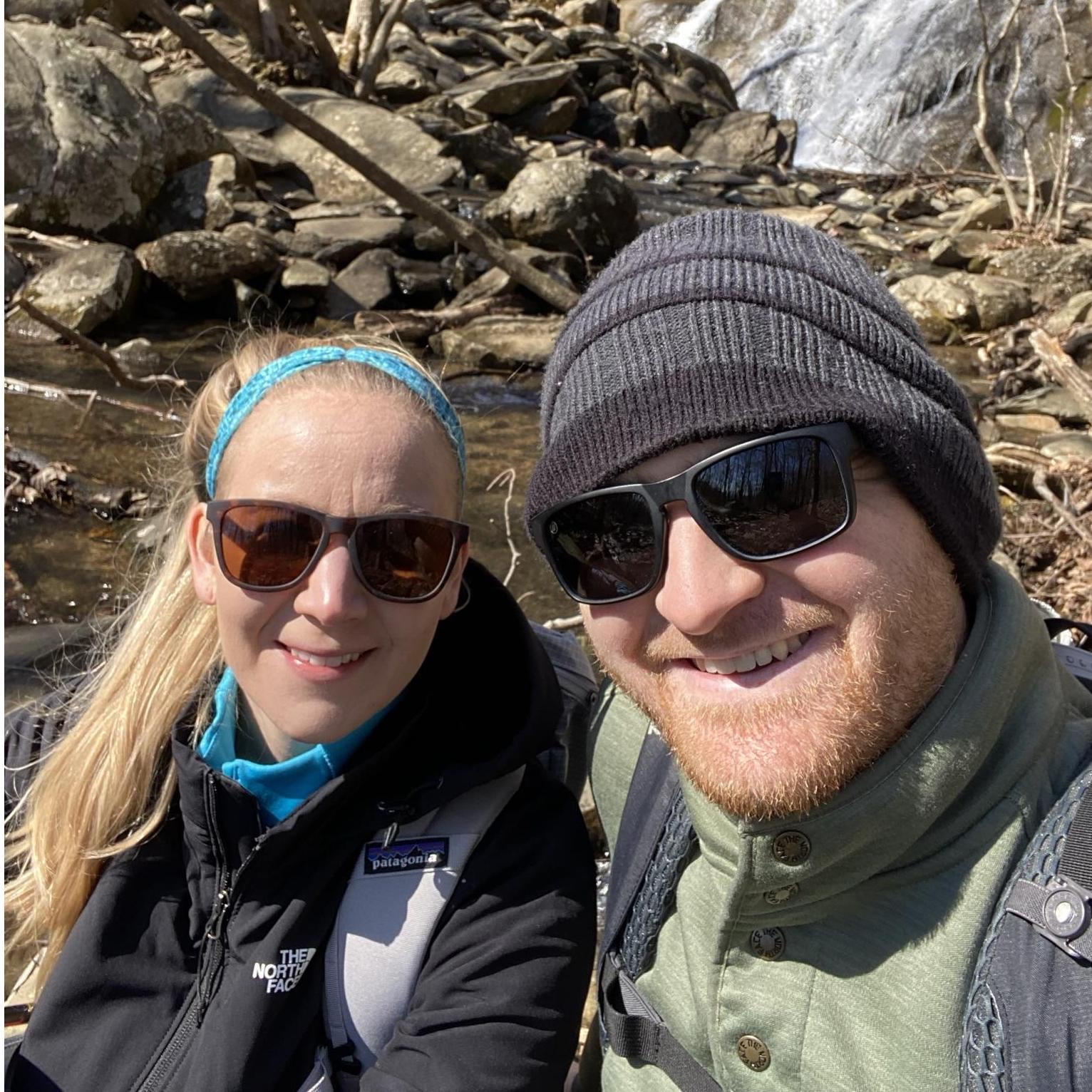 Hike at Wintergreen. Upper Shamokin Falls
