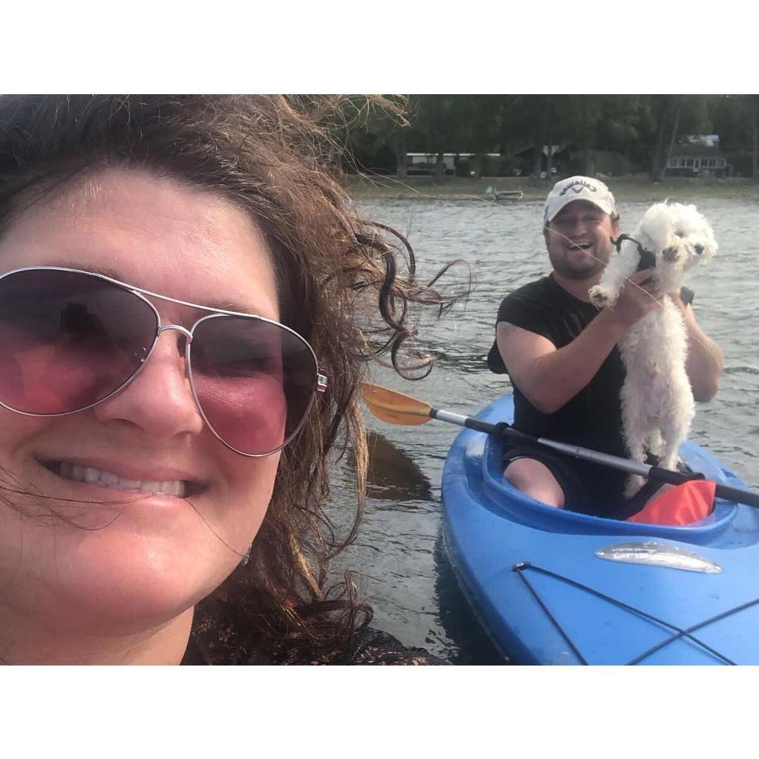 Kayaking on Lake Champlain!