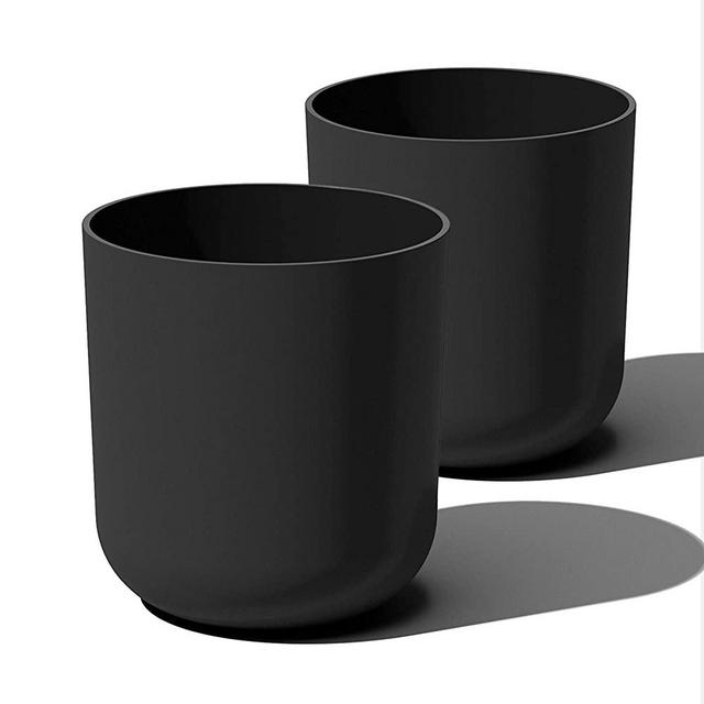 Veradek Pure Series Kona Planter - 2 Pack (20 inch, Black)