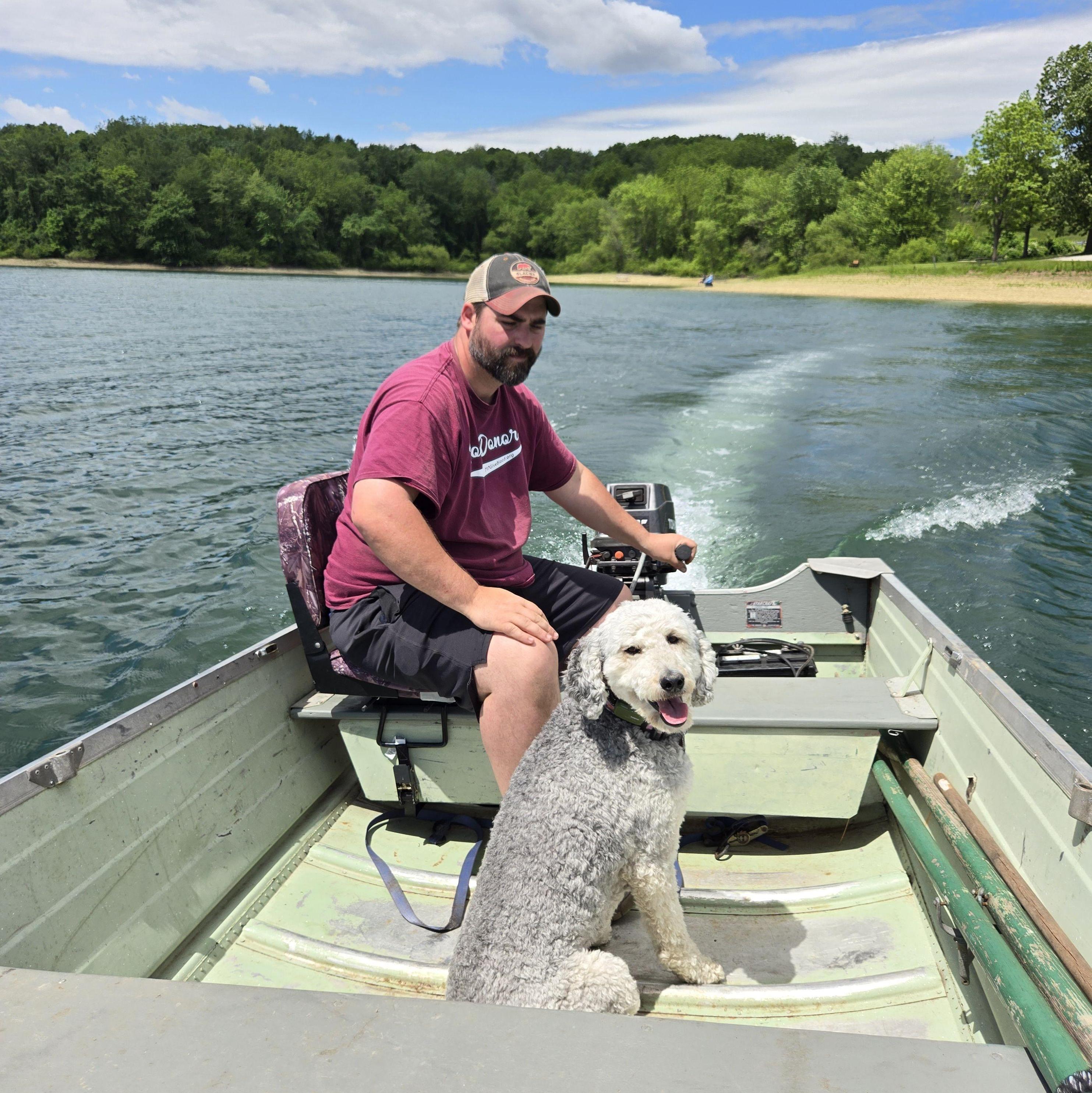 First boat ride of the season, May 2025