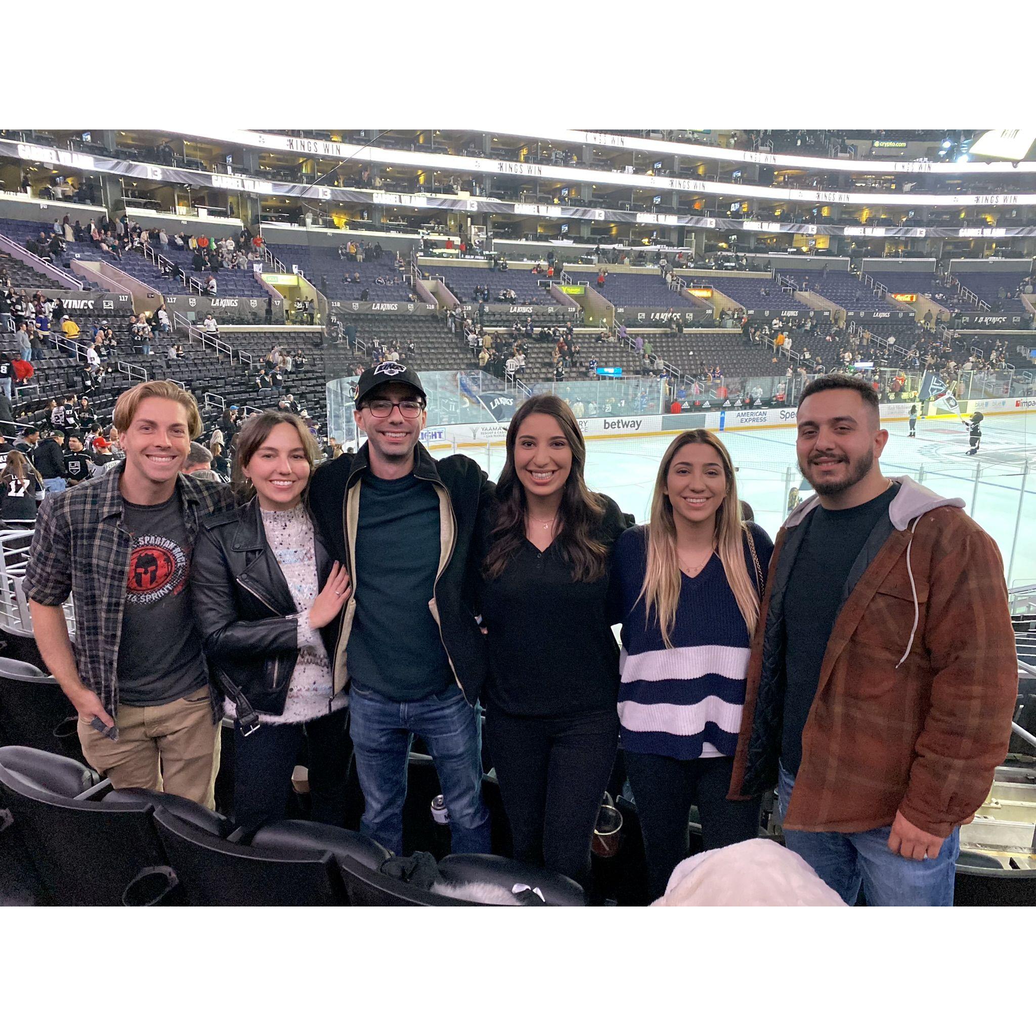 LA Kings game for Rob's birthday