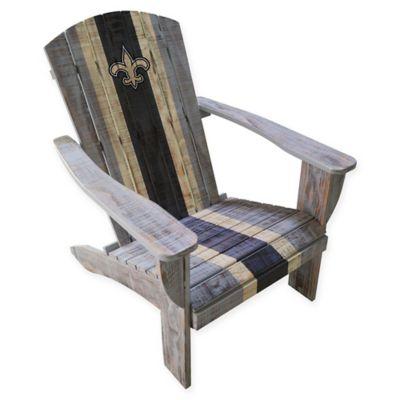NFL New Orleans Saints Wooden Adirondack Chair