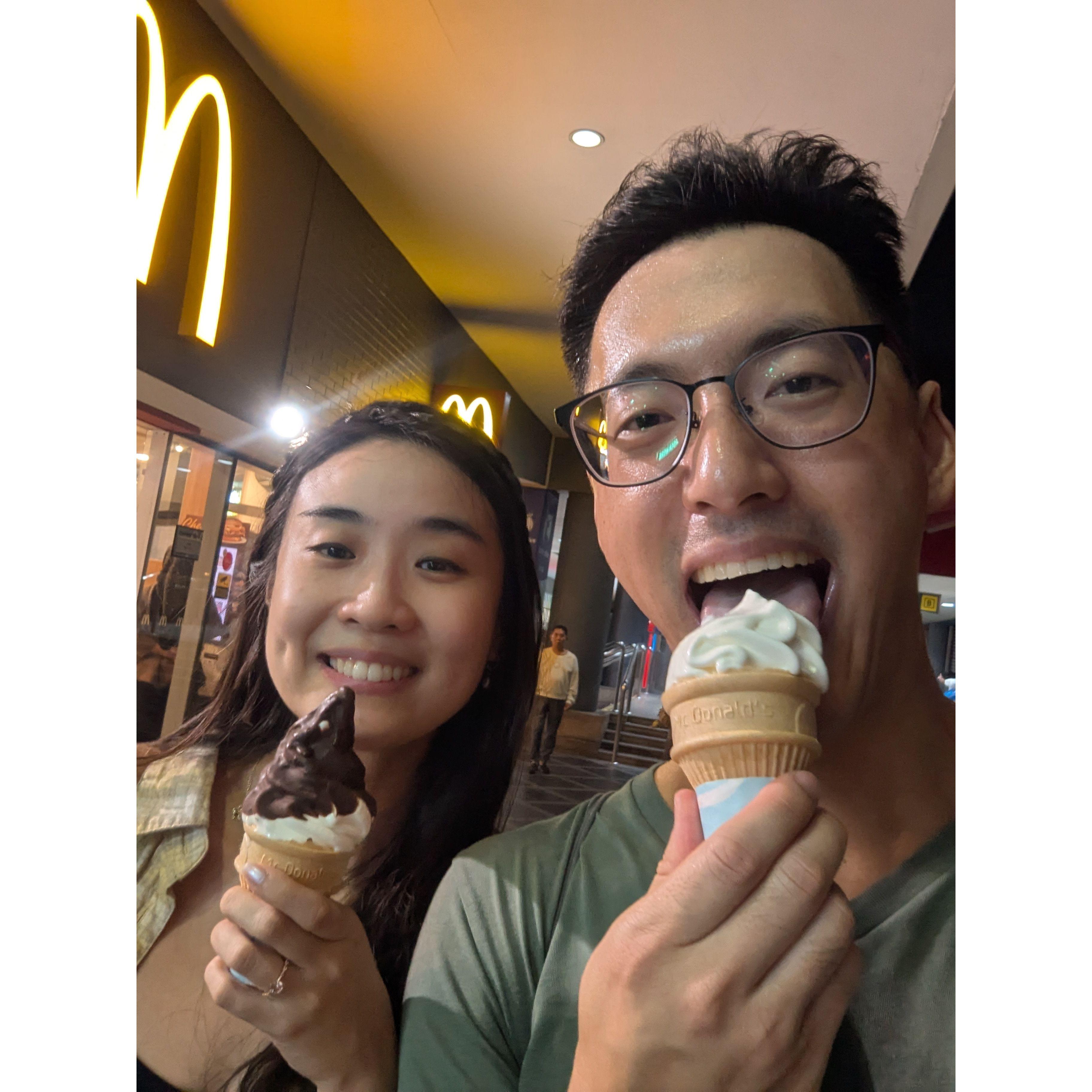 First picture after engagement!