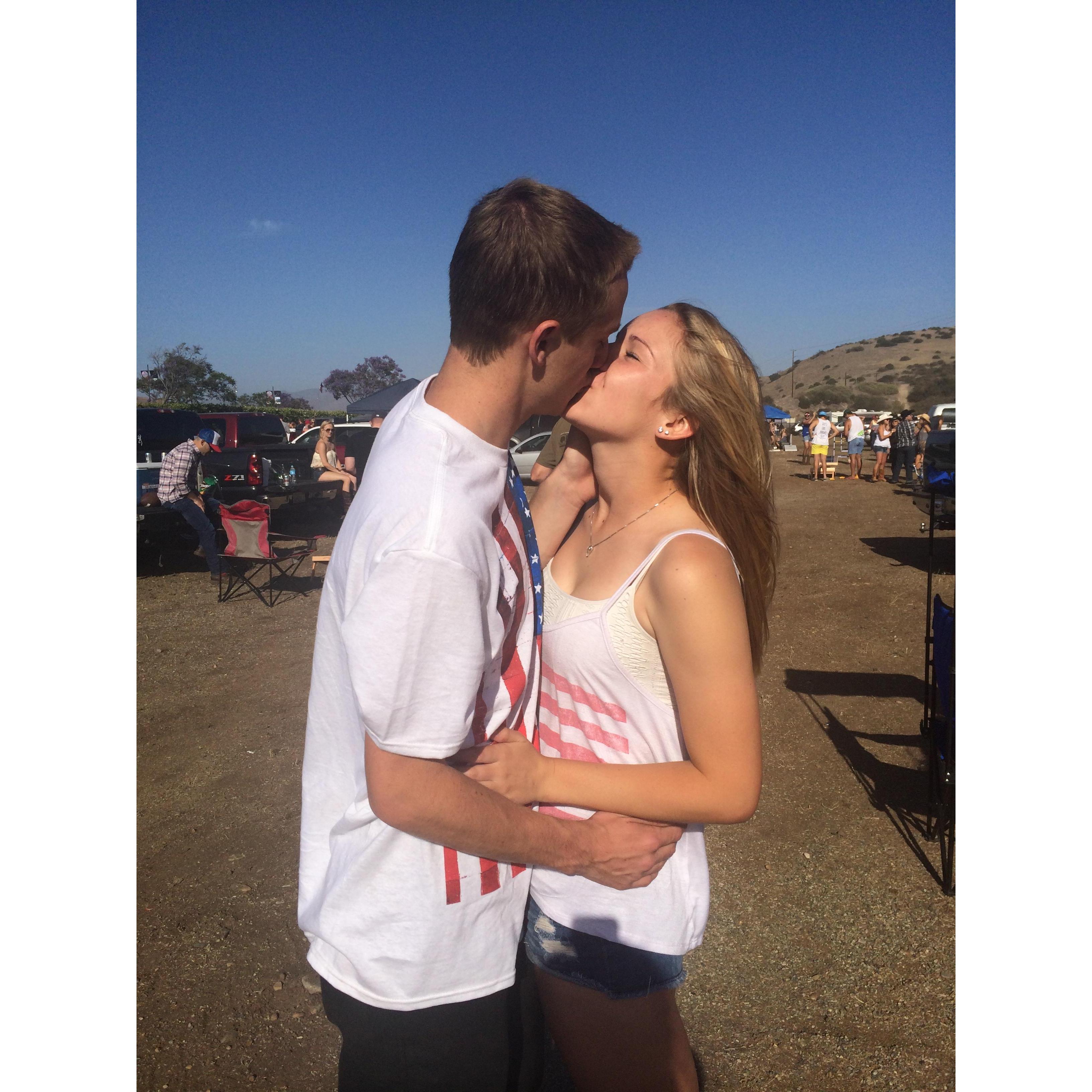 One of the thousands of country concerts we've gone to.