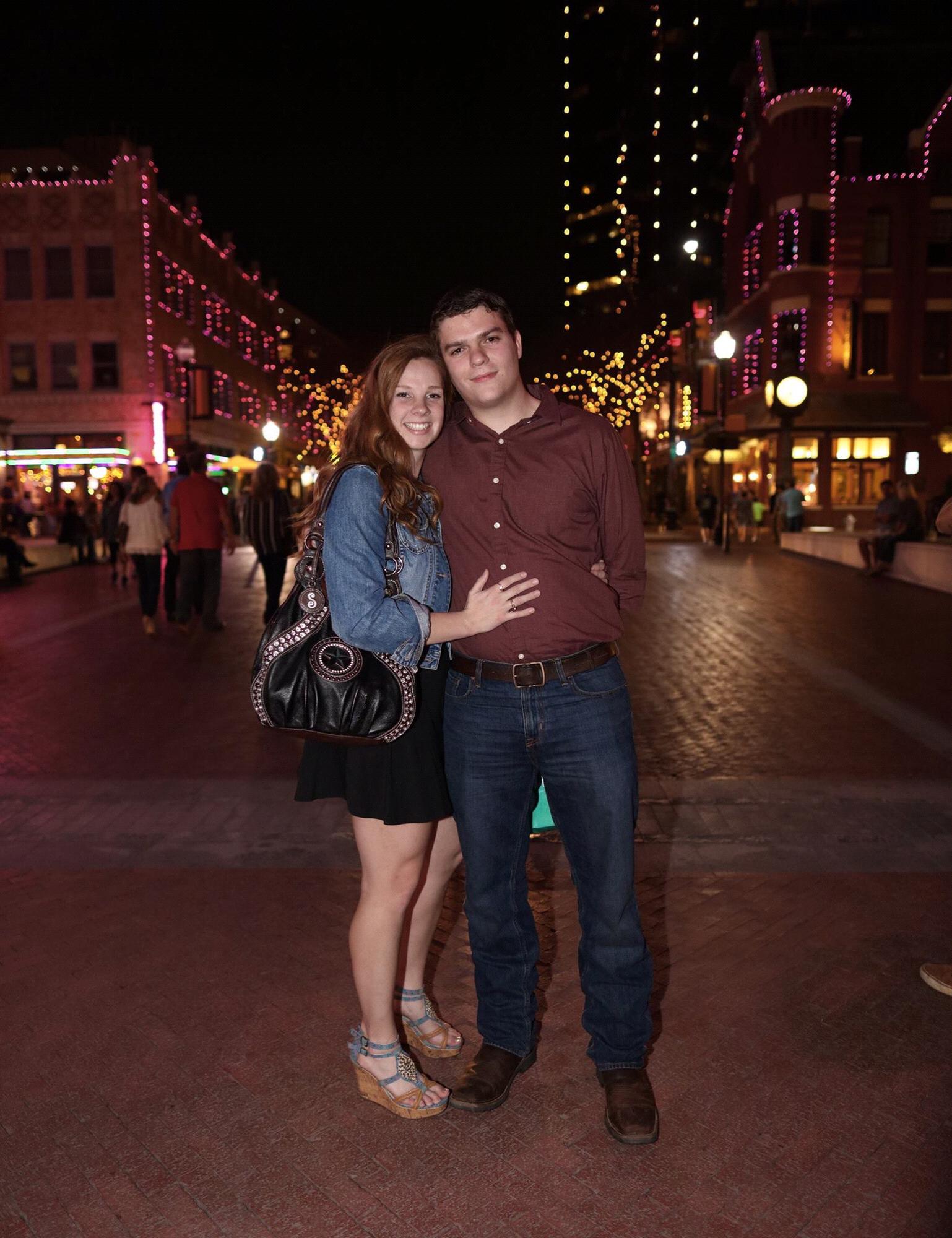 Our first big and real date in Fort Worth Texas, November 2016.
