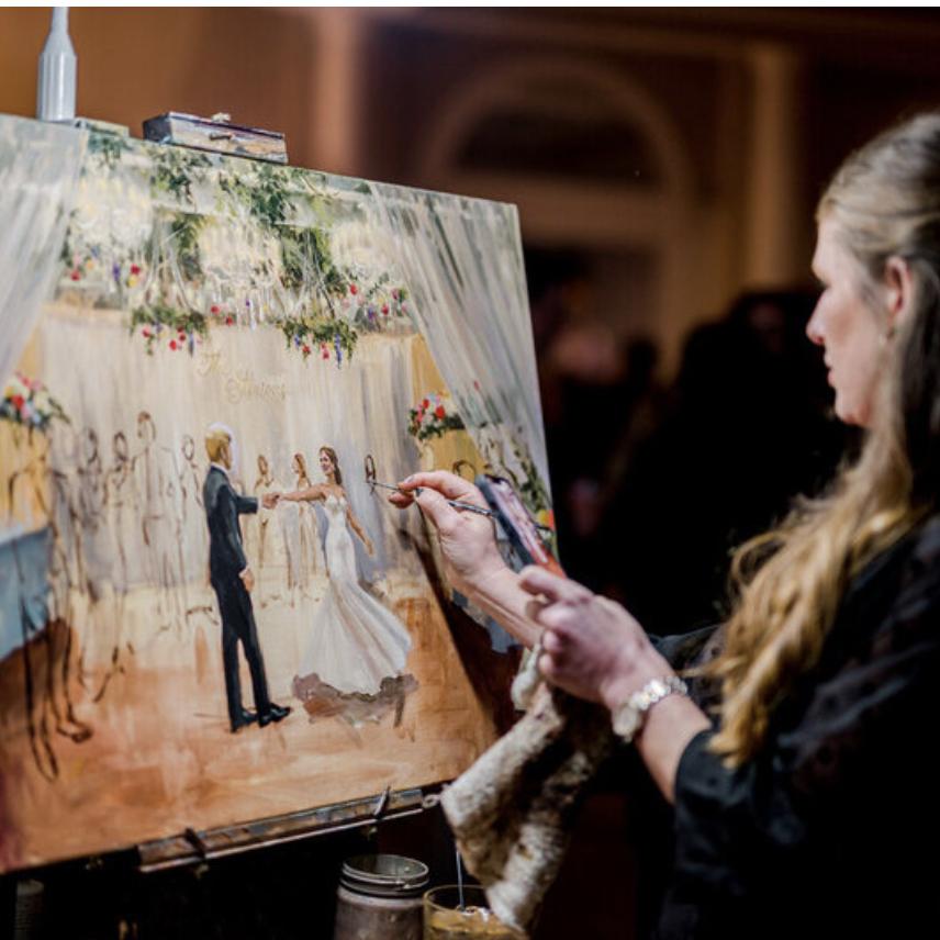 Live Wedding Painter