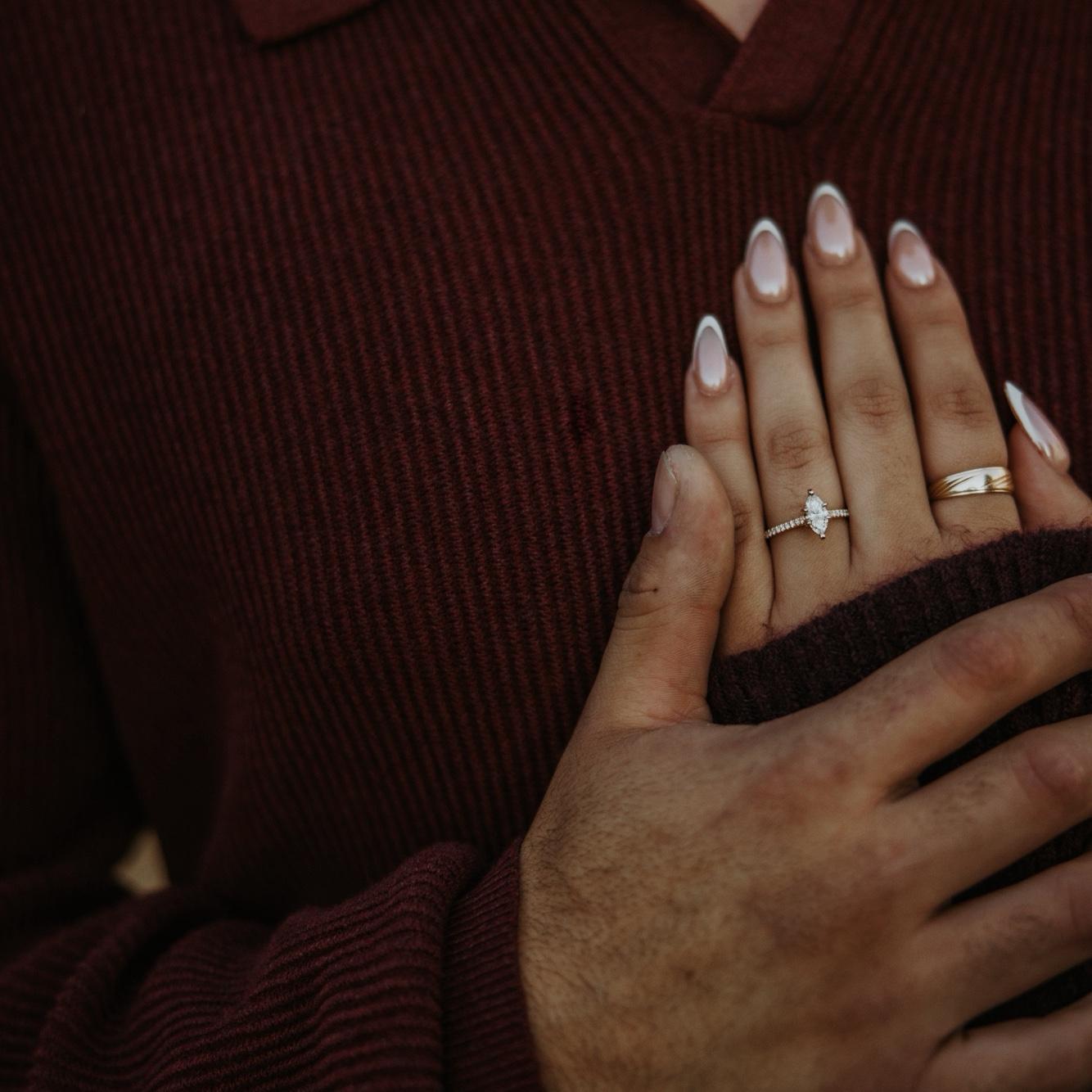 A moment for the ring! (...and Sirena's tear on Isaac's shirt)
