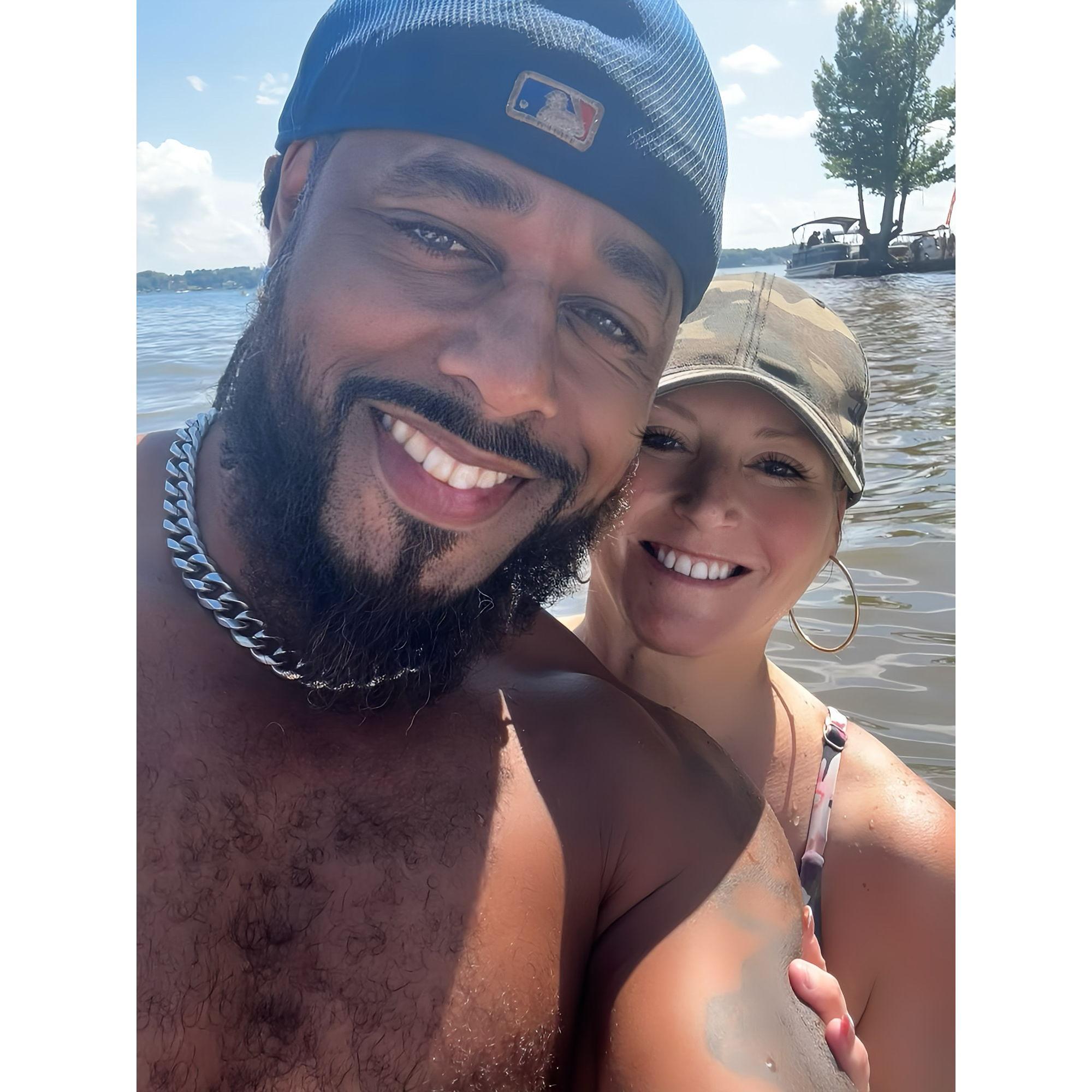 Lake days.