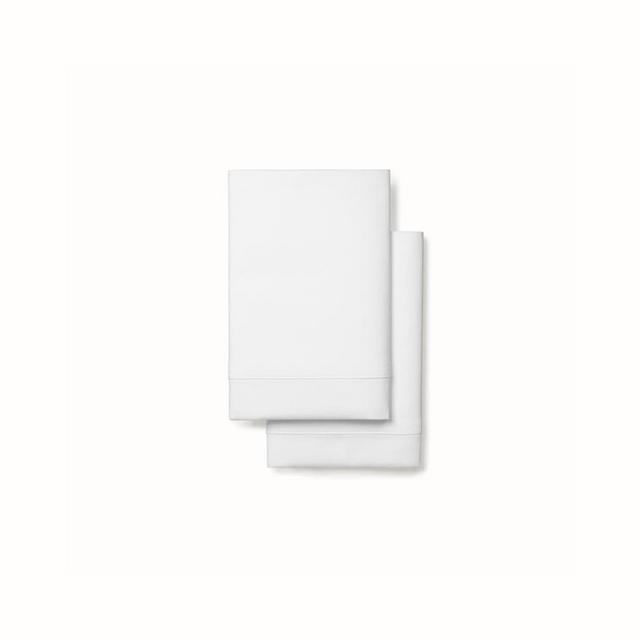 Signature Hemmed Pillowcase Set, King (White)