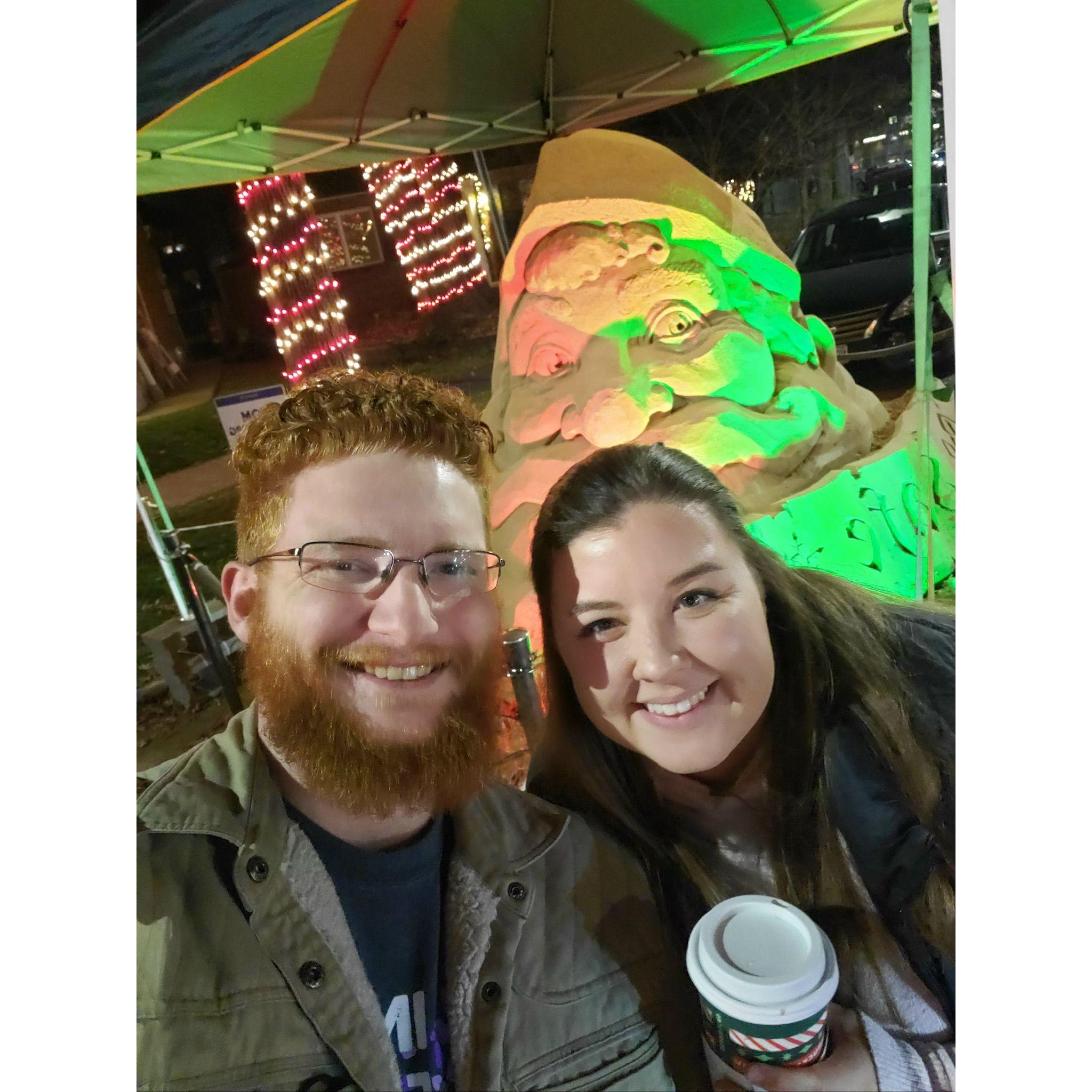 Our first Christmas season together