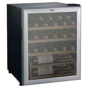 Whirlpool 25 Bottle 2.7 Cu. Ft Wine Fridge-Stainless Steel-JC-75Z