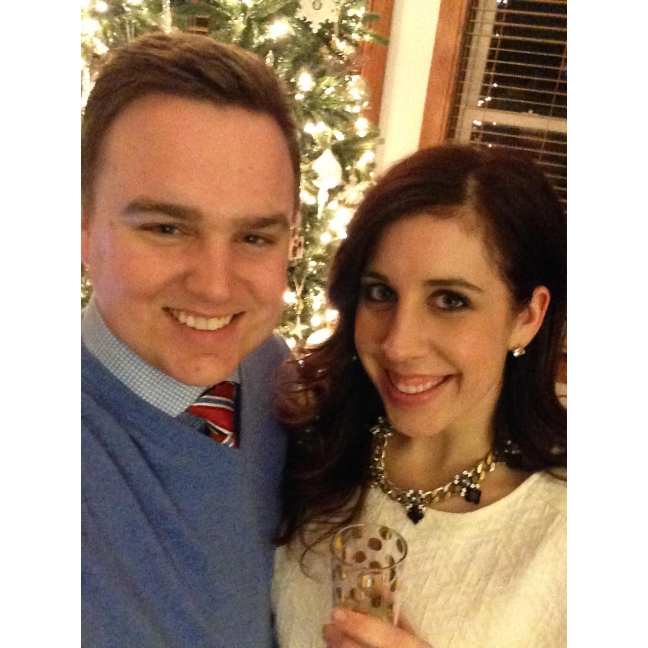 Our first New Years together in Chicago with my family.