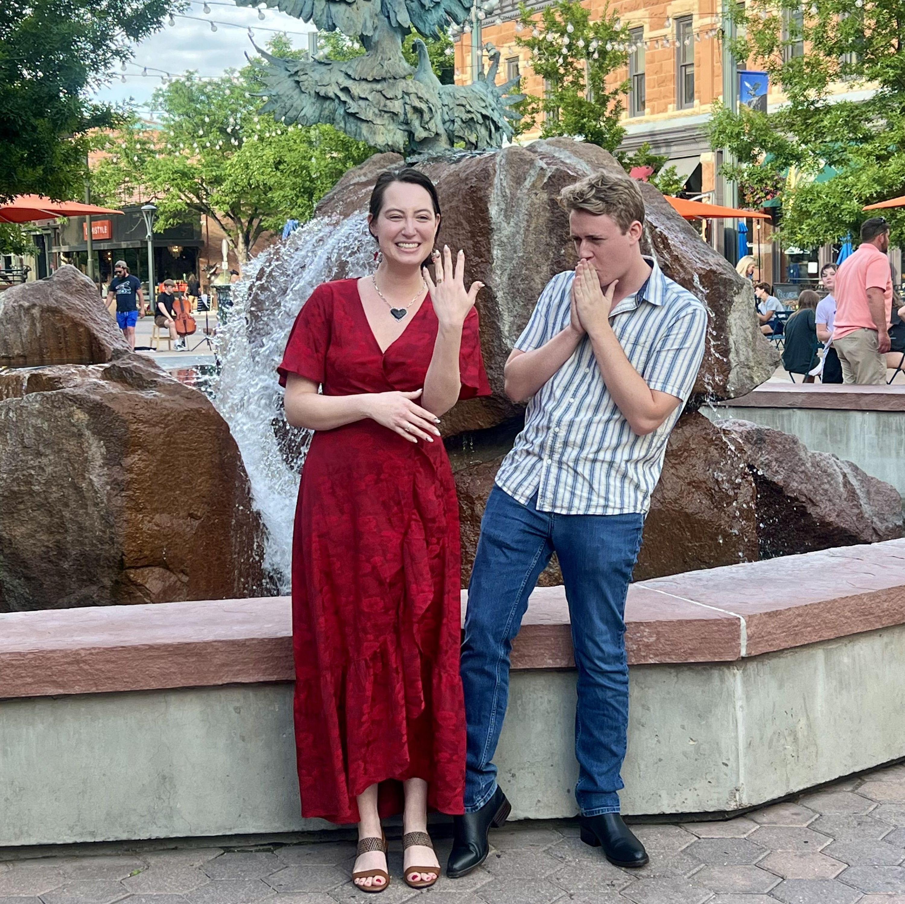 The day we got engaged