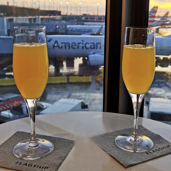 Airport Mimosas !