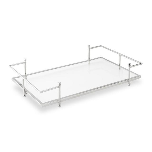 Stainless Steel and Glass Tray