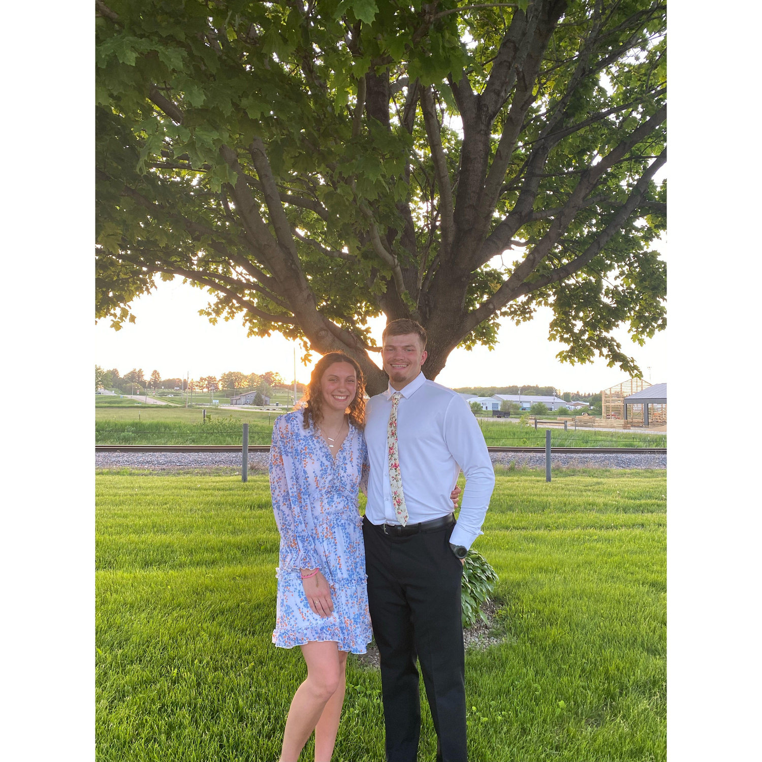 At Ben and Lauren's wedding!