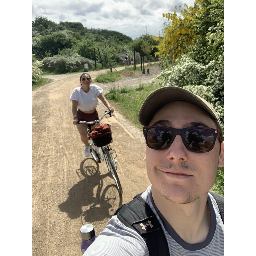Cycling out to the Danish countryside