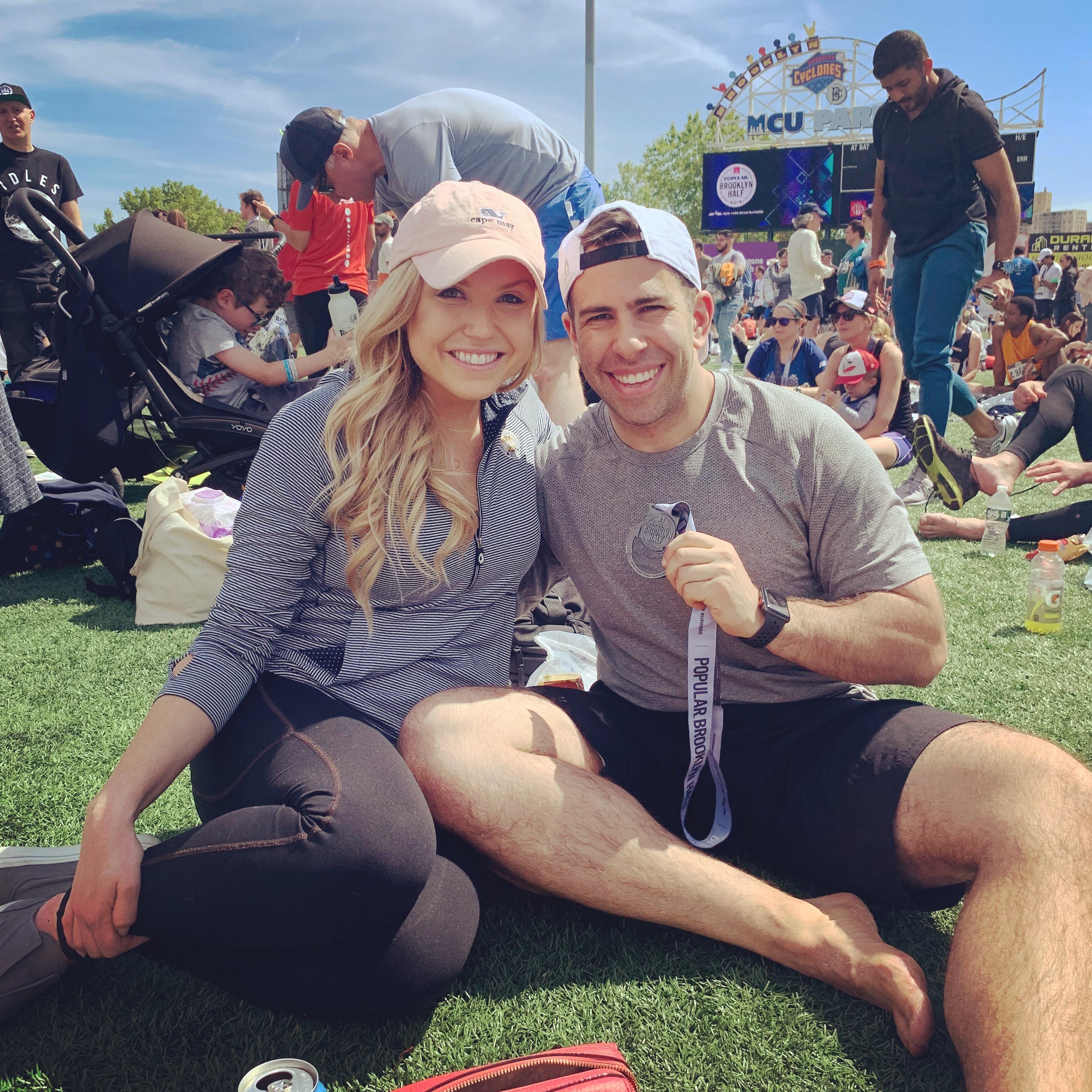 Near the beginning of our dating history, Kaitlin cheered me to the finish of my favorite annual race - the Brooklyn Half Marathon.
