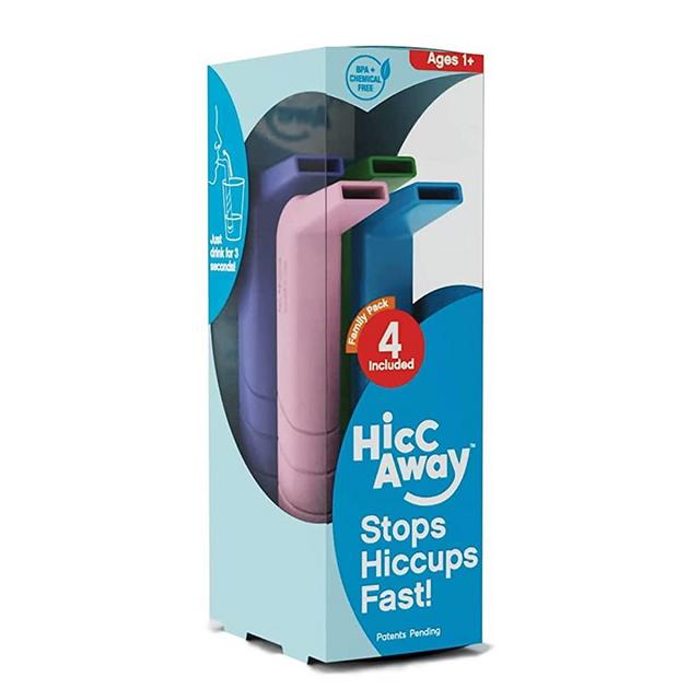 HiccAway : The Original Natural Remedy Proven to Stop Hiccups Instantly (4 Pack) As Seen on Shark Tank.…