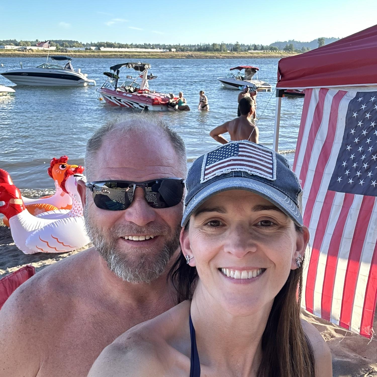 July 4th on the river, 2024.