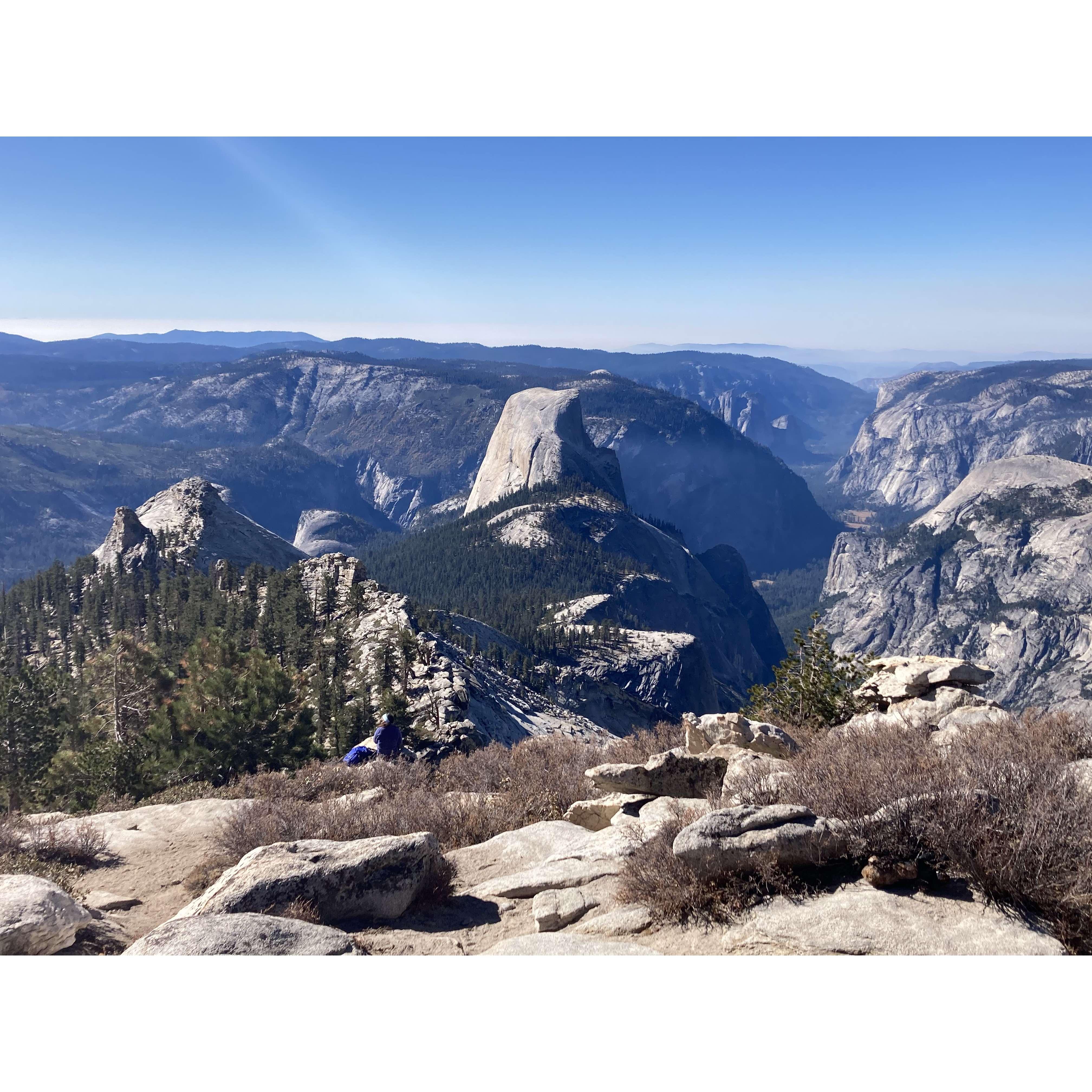 View of Yosemite Valley from Clouds Rest