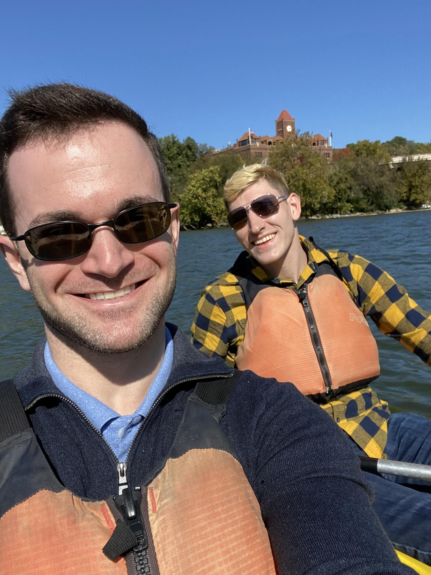 Kayaking on the Potomac - Fall 2020