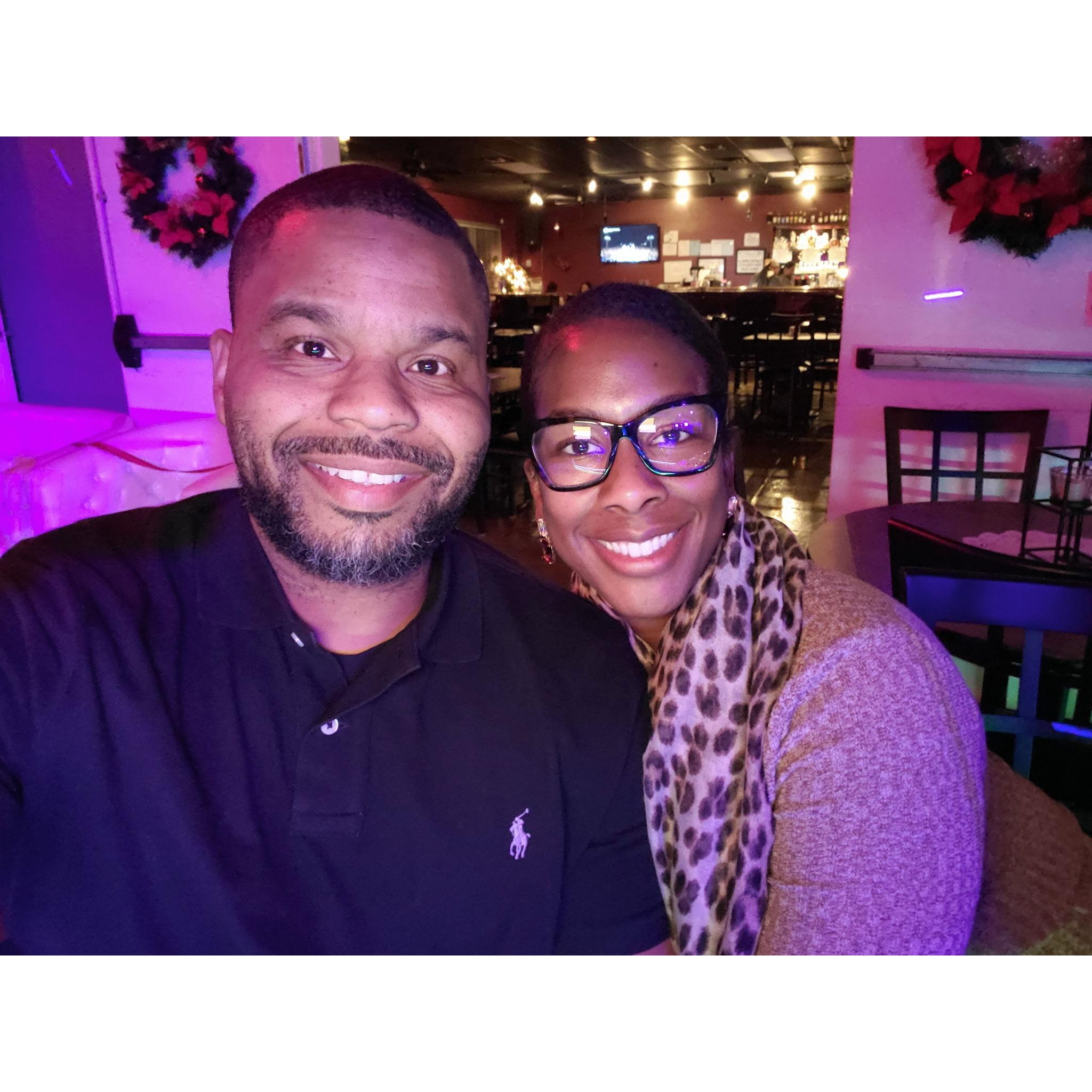 Celebrating our one year dating anniversary