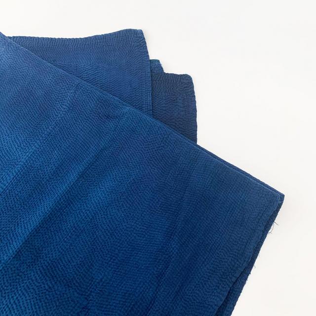 Blue Over Dye Blanket: Indigo