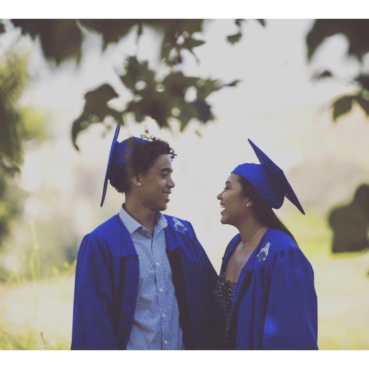 Taking our High School Grad photos together...2020