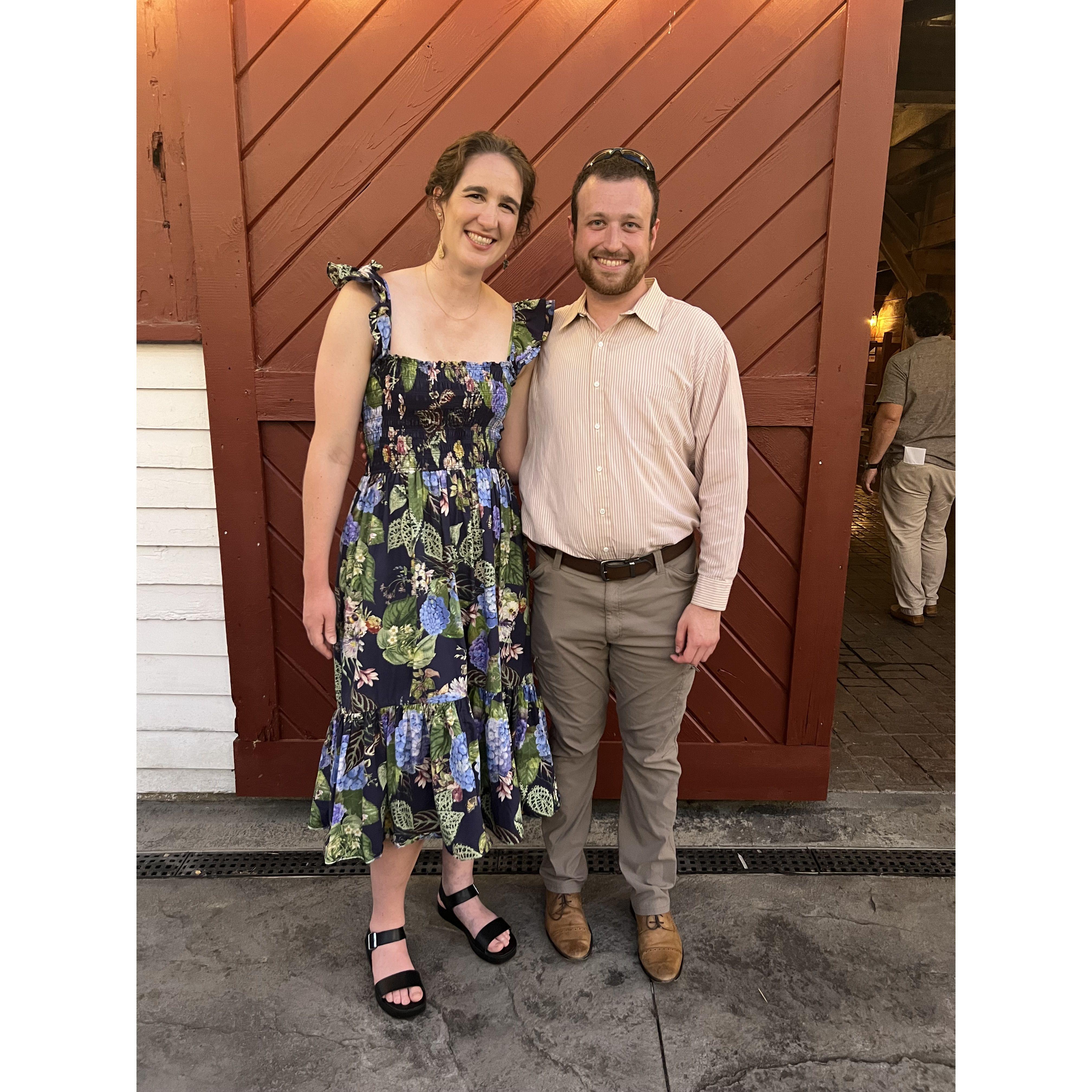 We sometimes act like we were raised in a barn, but it wasn't this one