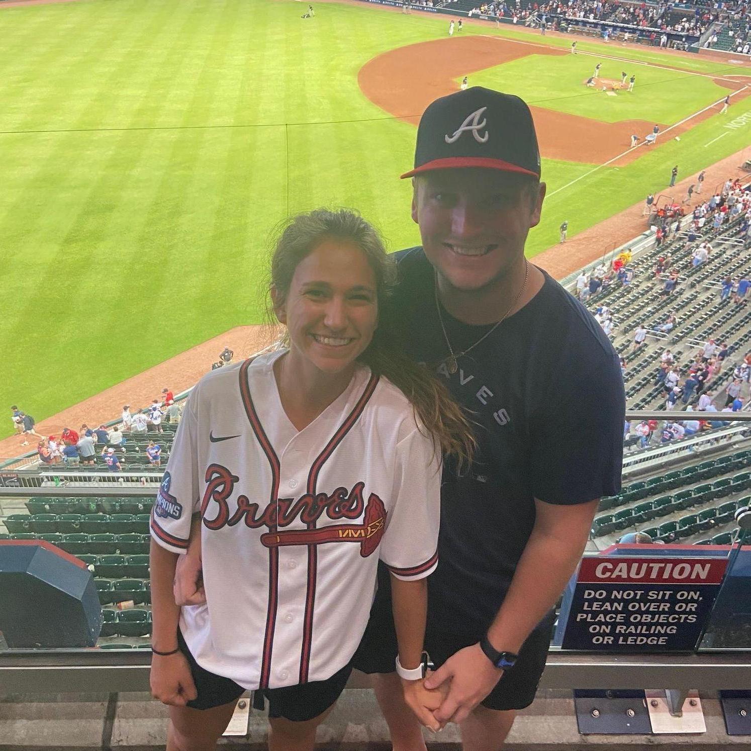 DJ didn't have to become a Bulldogs fan, but he did have to become a Braves fan