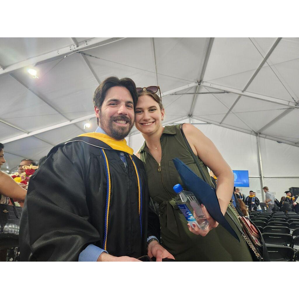 Clark's MSBA graduation from Georgetown