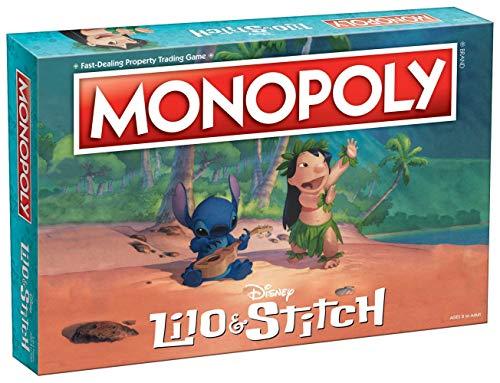 Monopoly Disney Lilo & Stitch Board Game | Based on Disney's Lilo and Stitch Animated Movie | Collectible Monopoly Board Game