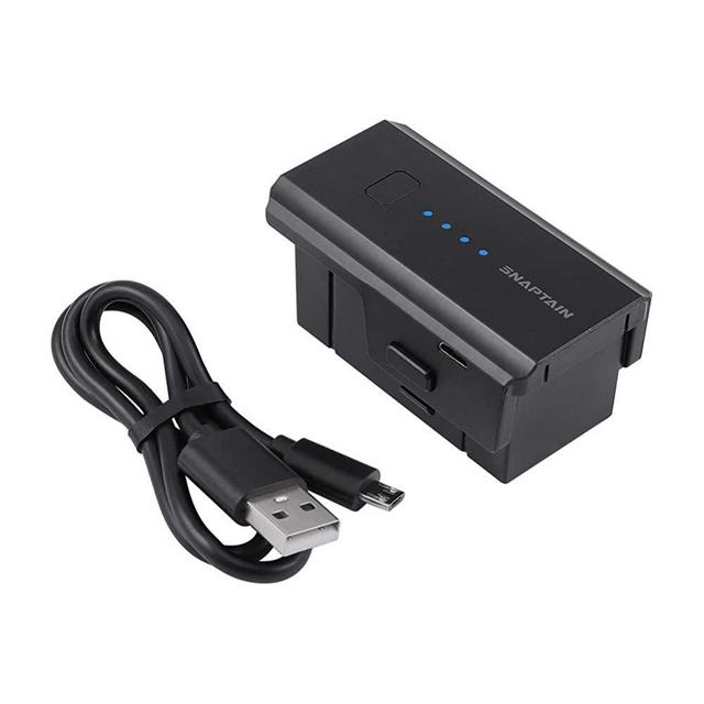 Battery Kits for SNAPTAIN SP510 Foldable Drone,1pcs 7.4V 1500mAh Li-ion Rechargeable Battery with Micro USB Charger