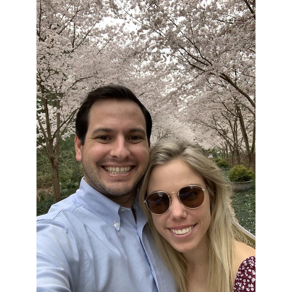 Duke Gardens- where chase would later propose!