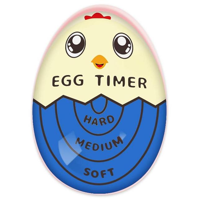 Lasubst Egg Timer for Boiling Eggs Soft Hard Boiled Egg Timer That Changes Color When Done,Blue