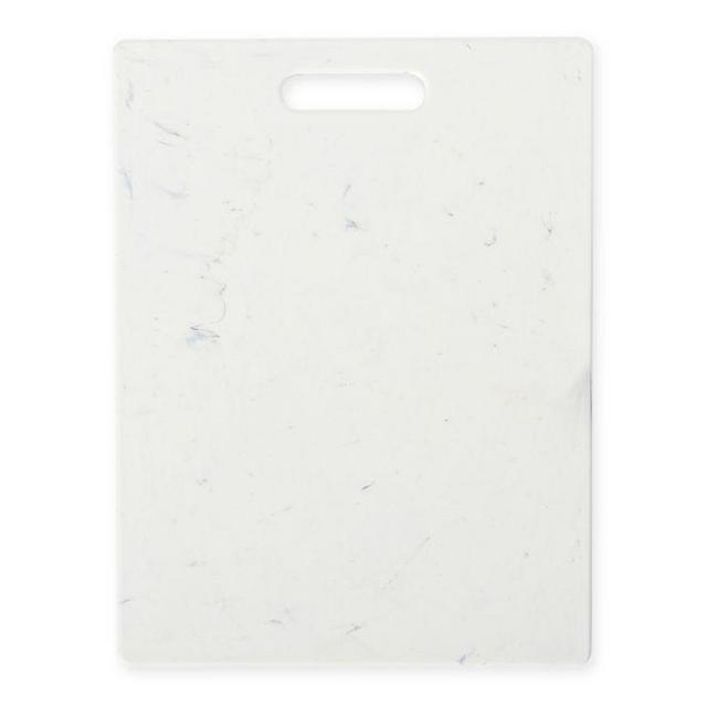 Belwares Large Plastic Cutting Board White, With Black Borders