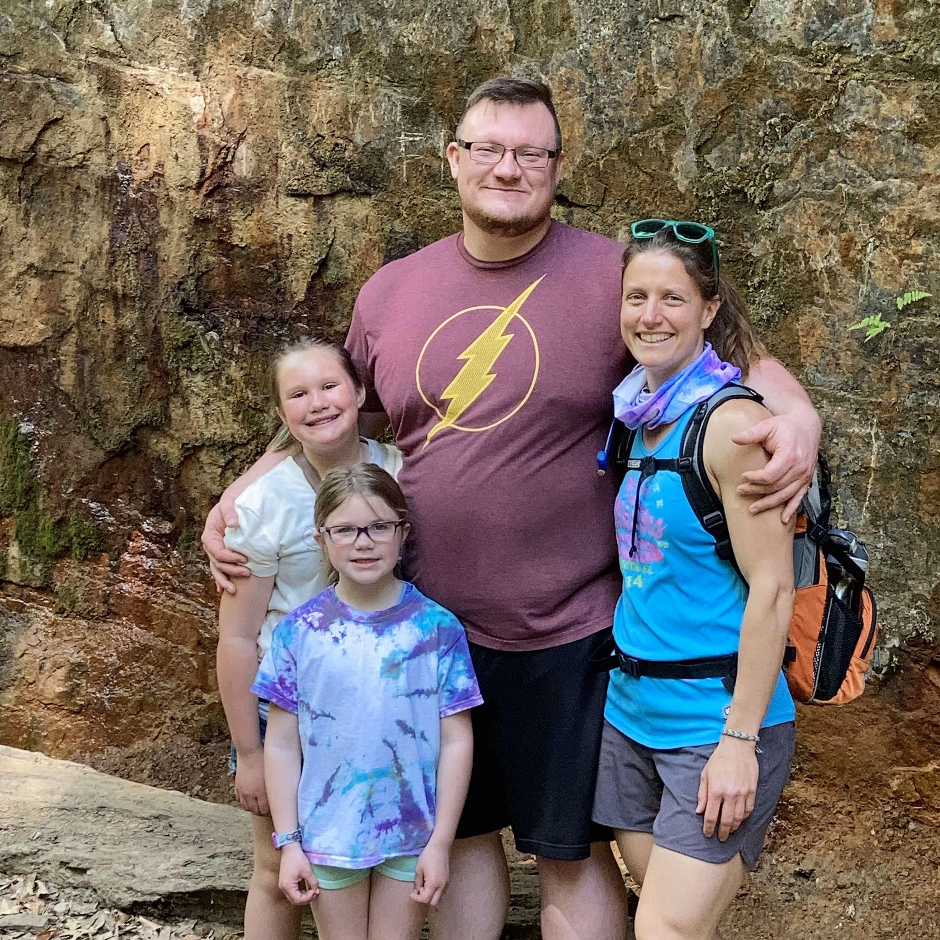 First time taking the girls to Turkey Run.