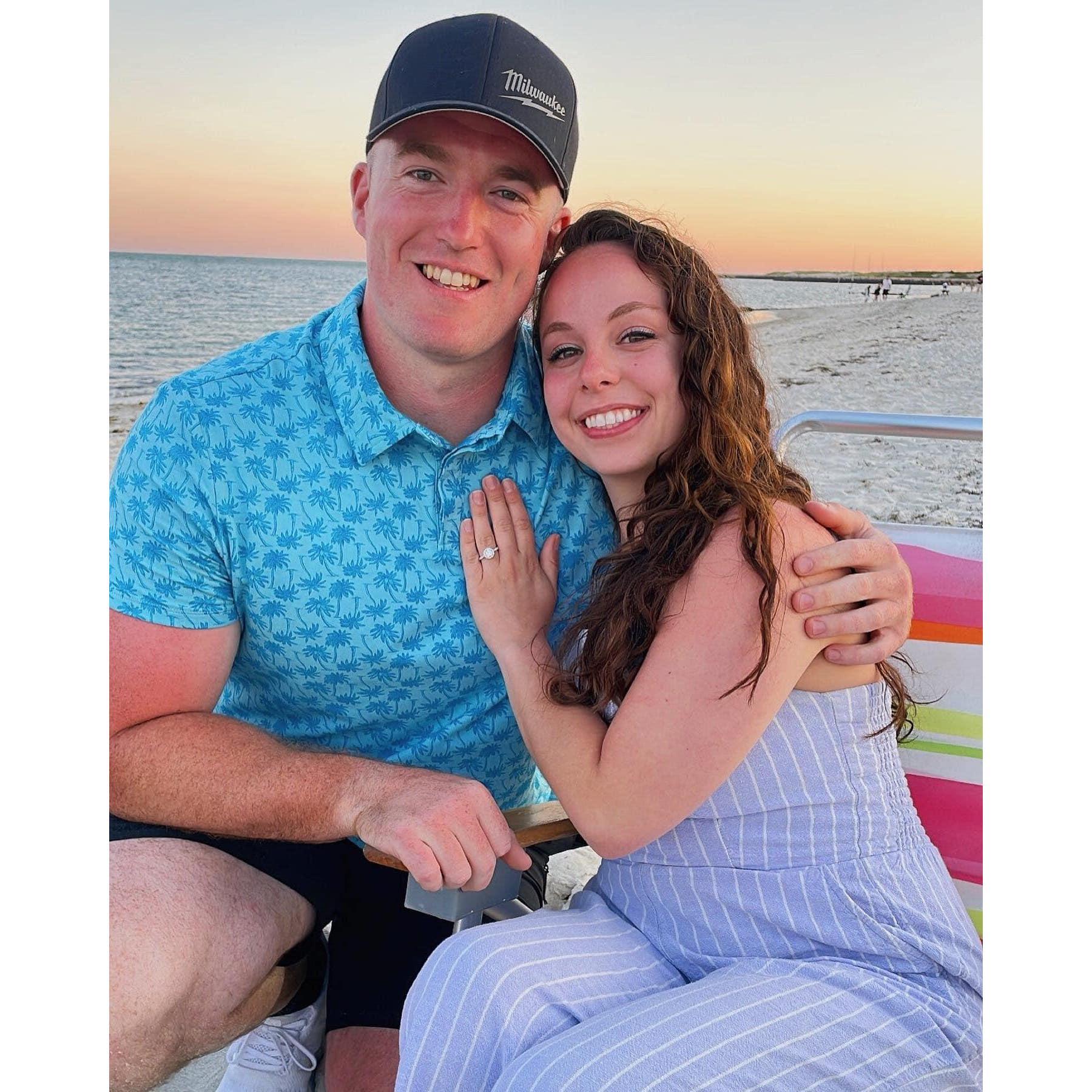 The night we got engaged on July 3, 2022🥰❤️