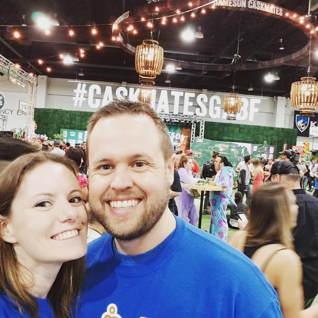 Volunteering at Great American Beer Festival 2018.
