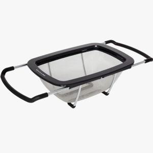 KitchenAid Expandable Stainless Steel Colander, Black