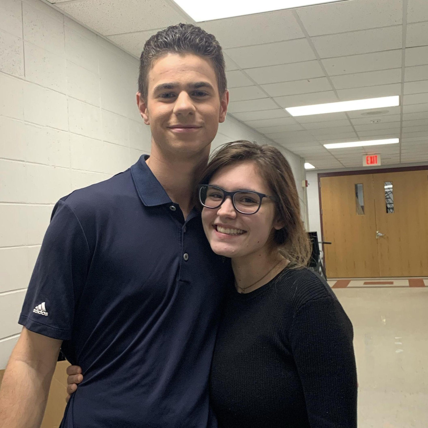 The start of Senior year, after a performance of "You Can't Take It With You"! Still just friends though!