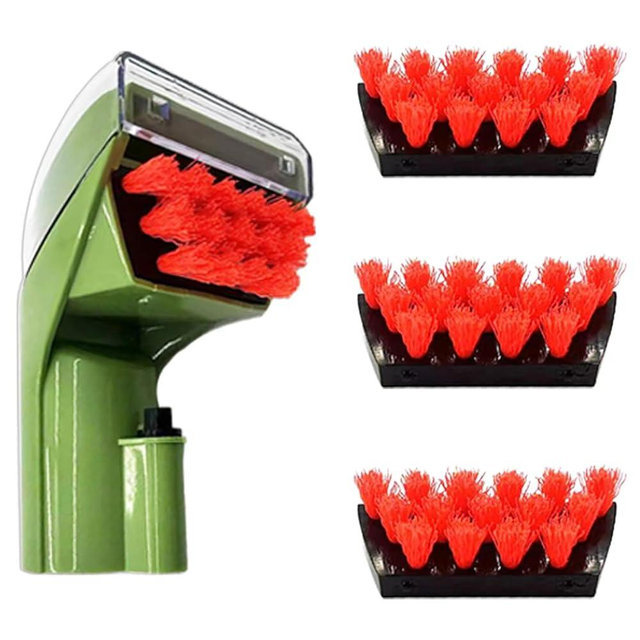 DovLazm 1400B Little Green Machine Brush Replacement Parts Compatible with Bissell 1400B 2458 1986 1425 3194 3353 3588F 3" Tough Stain Brush Tool Green Attachments