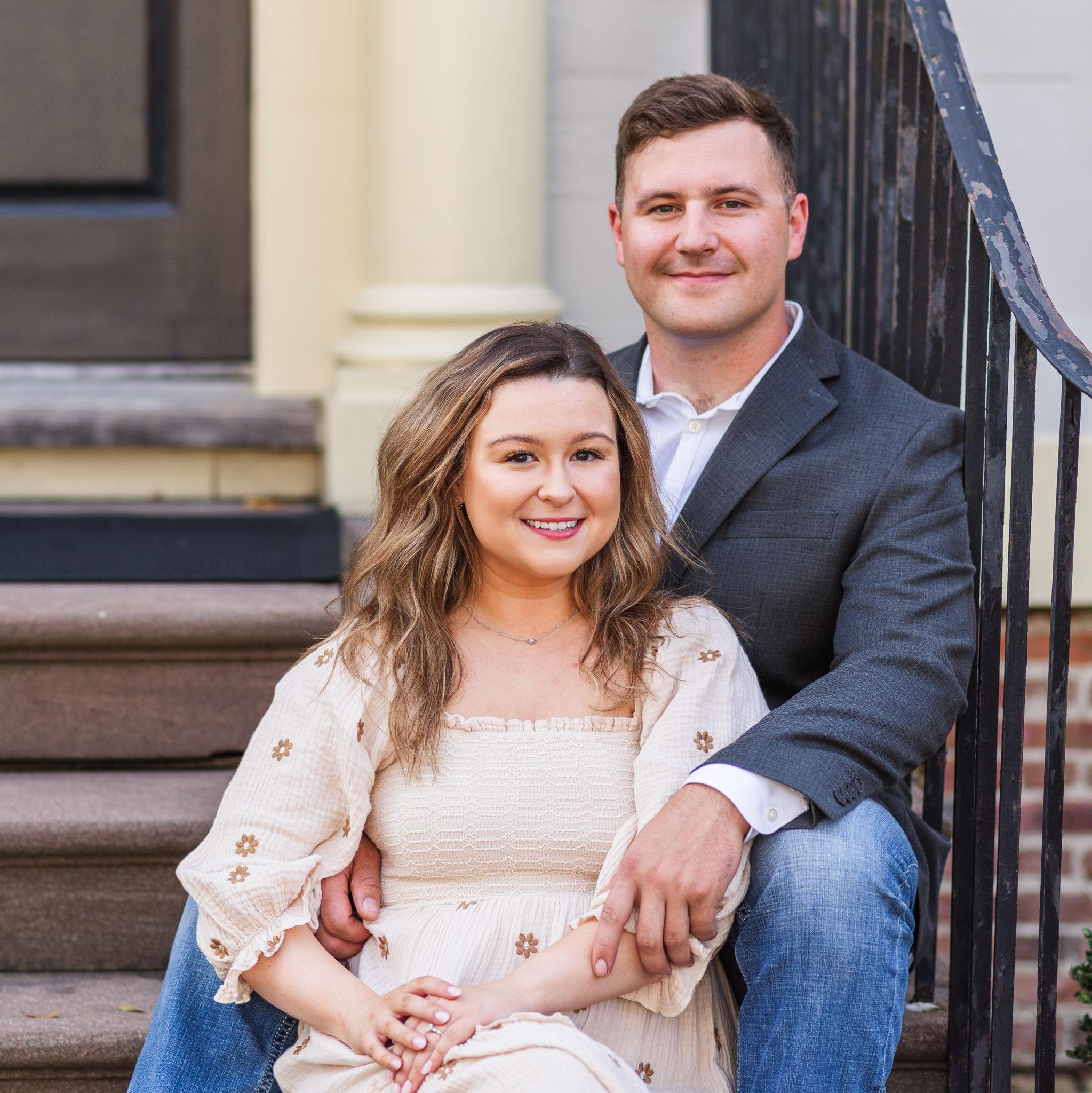 Engagement Photos by Emily Saunders in New Bern where Dustin proposed!