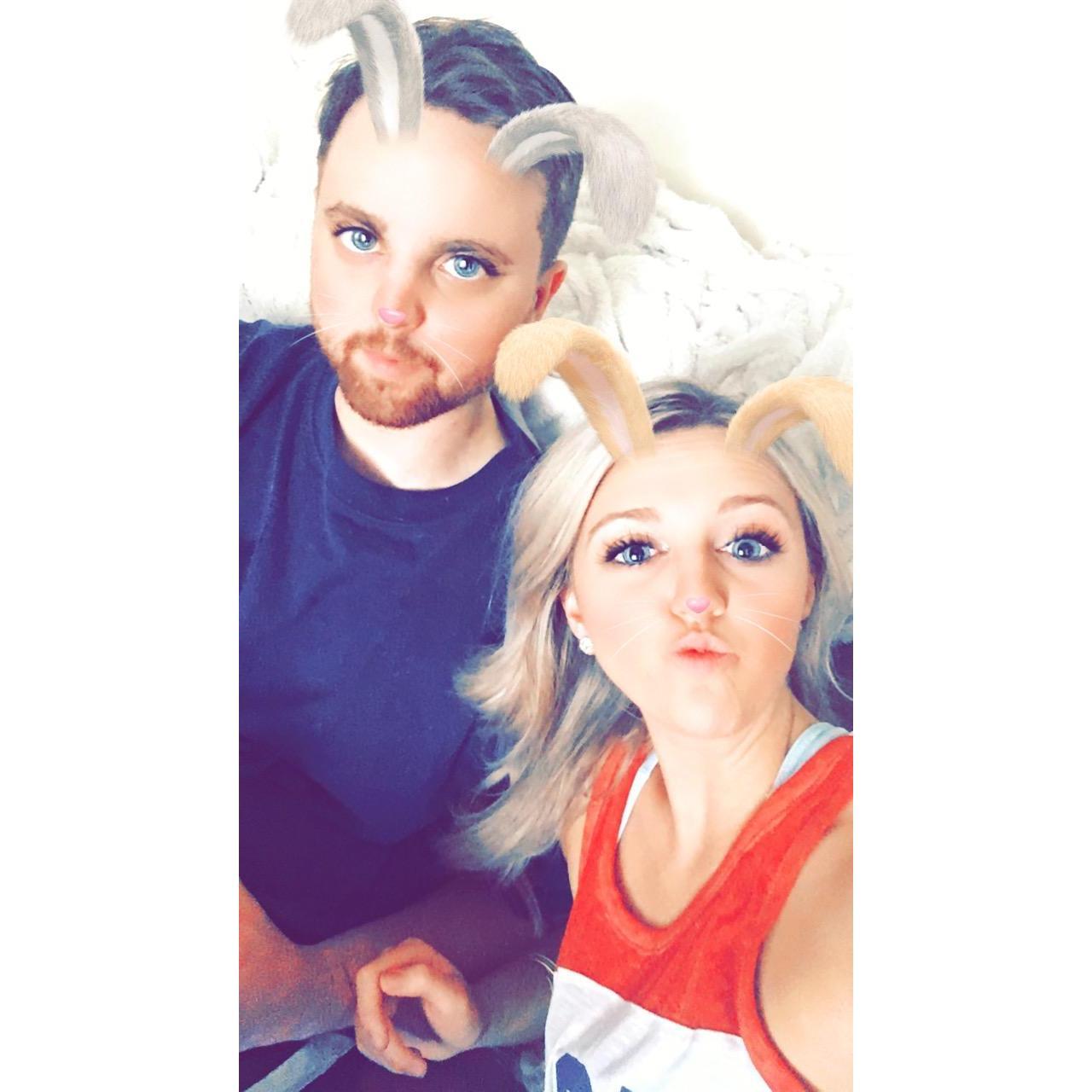 Annoying Nate with Snapchat filters since 2013
