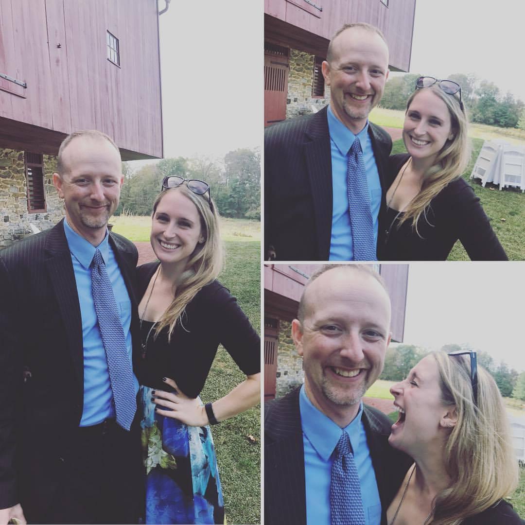 At a friend's wedding.